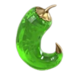 Grüne Chili Symbol Extra Chilli